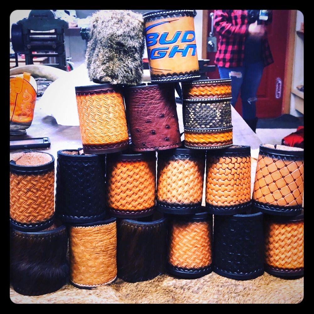 Leather Coozies!!!!
